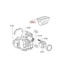 Контейнер насадок мясорубки Bosch MFW45/66