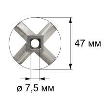 Нож мясорубки Moulinex ME542810