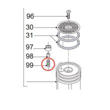 Пружина клапана крема для Delonghi EAM/ECA/ESAM