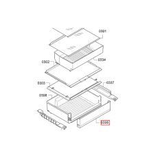 Крышка овощного ящика для холодильника Bosch KGN39