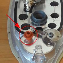 Уплотнительная резинка помпы подошвы для утюга Philips GC3/4