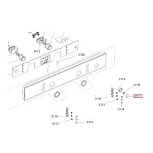 Кнопка СВЧ Bosch белая