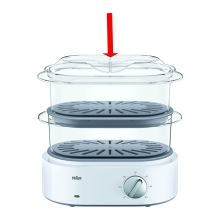 Крышка корпуса пароварки Braun FS..