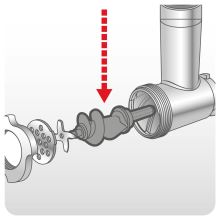 Шнек мясорубки Moulinex HV2, HV3, HV4, HV6, HV8