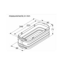 Переходник для воздуховодов к вытяжкам Bosch, 150 мм