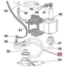 Шланг к резервуару воды LR3004/6 кофемашины DeLonghi