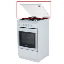 Стеклянная крышка плиты Deluxe, 560х498мм