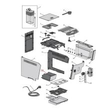 Бункер кофейных отходов кофемашины Delonghi Primadonna S EVO