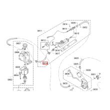 Армированный шланг для кофемашины Bosch 150 мм