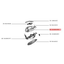 Корпус с ручкой утюга для парогенератора Tefal GV9711 и GV9723