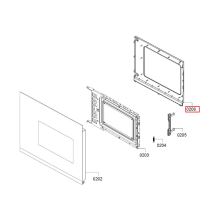 Внутренняя крышка двери микроволновки Bosch