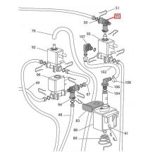 Соединитель 90° кофемашины Delonghi