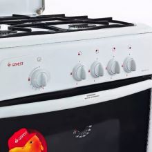 Белый ободок ручки для плит Gefest