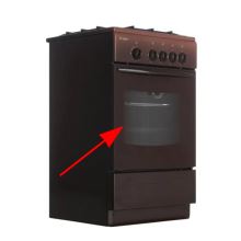 Внешнее стекло духовки Gefest, 497x442 мм