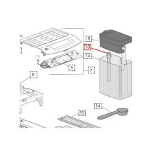 Трубка забора молока DeLonghi ECAM23/24/25/26