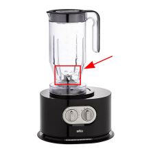 Нож чаши блендера комбайна Braun FP5150