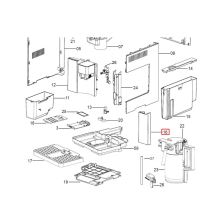 Накладка бака воды кофемашин Delonghi ESAM6620, ESAM67..
