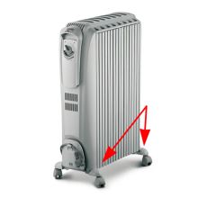 Колесо масляного обогревателя DeLonghi