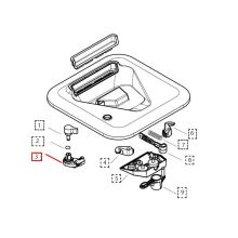 Крепление кнопки парогенератора Braun CS Compact