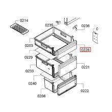 Панель ящика холодильника Bosch KGV3/KGE3