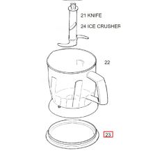 Кольцо основания чаши блендера Braun HB701, HB901