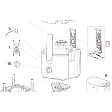Защелка соковыжималки Braun SJ3100WH