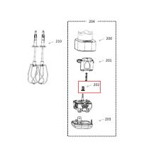 Муфта блендера Braun 4193, HB701, HB701AI, HB701AJ