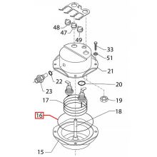 Уплотнитель бойлера кофемашины Saeco HD83/84..