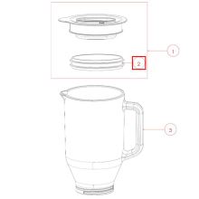 Прокладка крышки чаши блендера Braun JB5