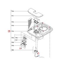 Верхняя крышка кофеварки Philips HD77..