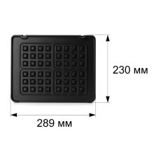 Вафельная панель верхняя гриля DeLonghi и Braun (290х230 мм)