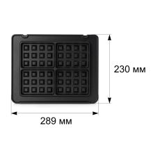 Вафельная панель нижняя гриля De`Longhi и Braun (290х230 мм)