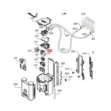 Корпус капучинатора кофемашины Saeco SM6..