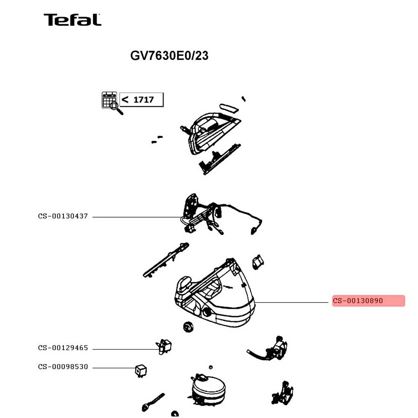 Tefal gv7620 схема