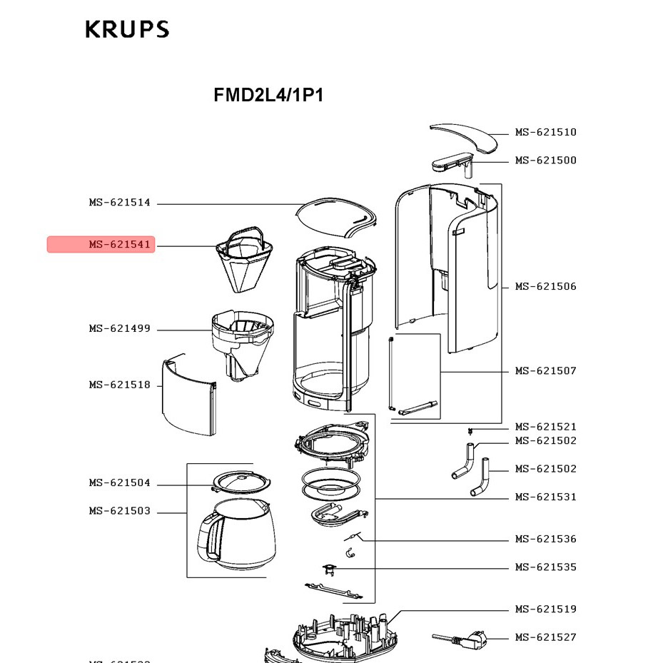 Схема кофемашины крупс - 94 фото