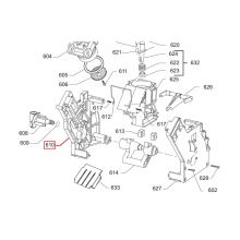 Корпус заварочного блока кофемашины Philips EP/SM