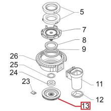 Шестерня Z=38 кофемолки кофемашины Philips