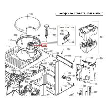 Крышка молотого кофе кофемашины Saeco SM7..