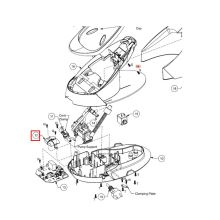 Кнопка с рамкой для парогенератора Philips GC79