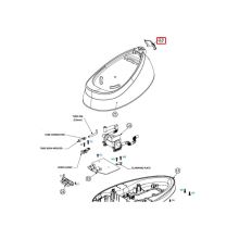 Крышка отсека воды бака парогенератора Philips GC78