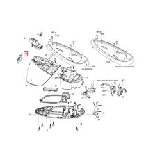 Крышка отсека воды бака парогенератора Philips GC68