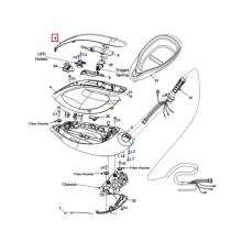 Крышка ручки утюга парогенератора Philips GC8702/30