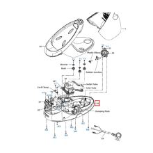 Основание корпуса парогенератора Philips GC8750/6x