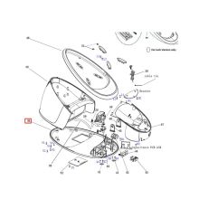 Основание корпуса парогенератора Philips GC6730/6740