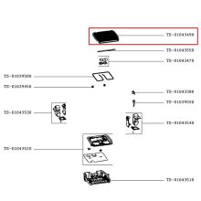 Нижняя пластина гриля Tefal Optigrill Elite GC750D..