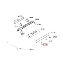 Крышка кнопки для холодильников Bosch CK/KGV..