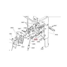 Держатель паровой трубки кофемашины Bosch TKN68/TK68