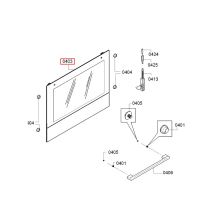 Фронтальное стекло двери духовки Bosch HBJN/HIJN
