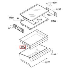 Контейнер для овощей для холодильника Bosch KIC..