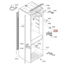 Нижний шарнир для холодильников Bosch